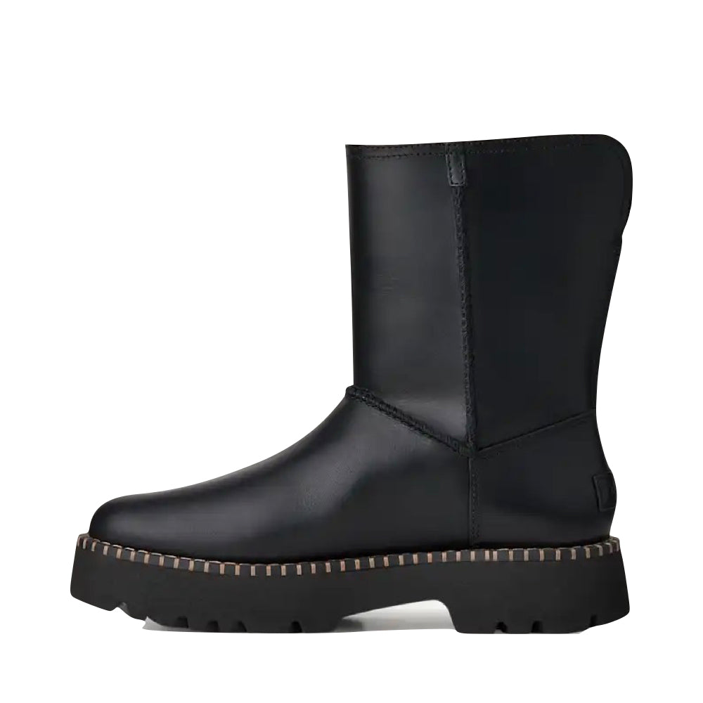 Side (left) view of Ugg Uptowner Short Boot for women.