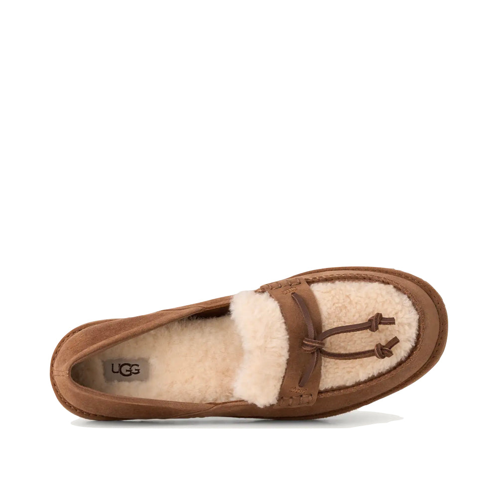 Top-down view of Ugg Zora Loafer for women.