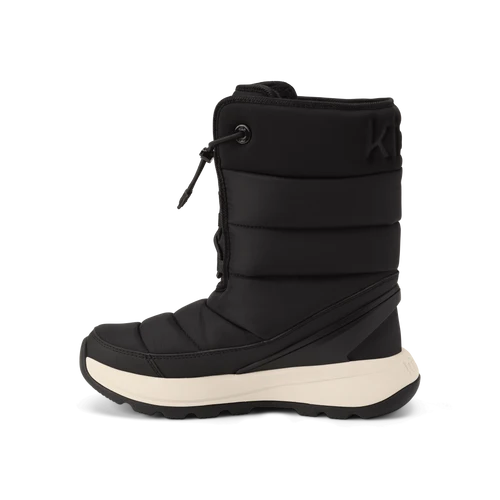 Kizik Women's Juno 2 High Waterproof Boot in Black/Whitecap Gray