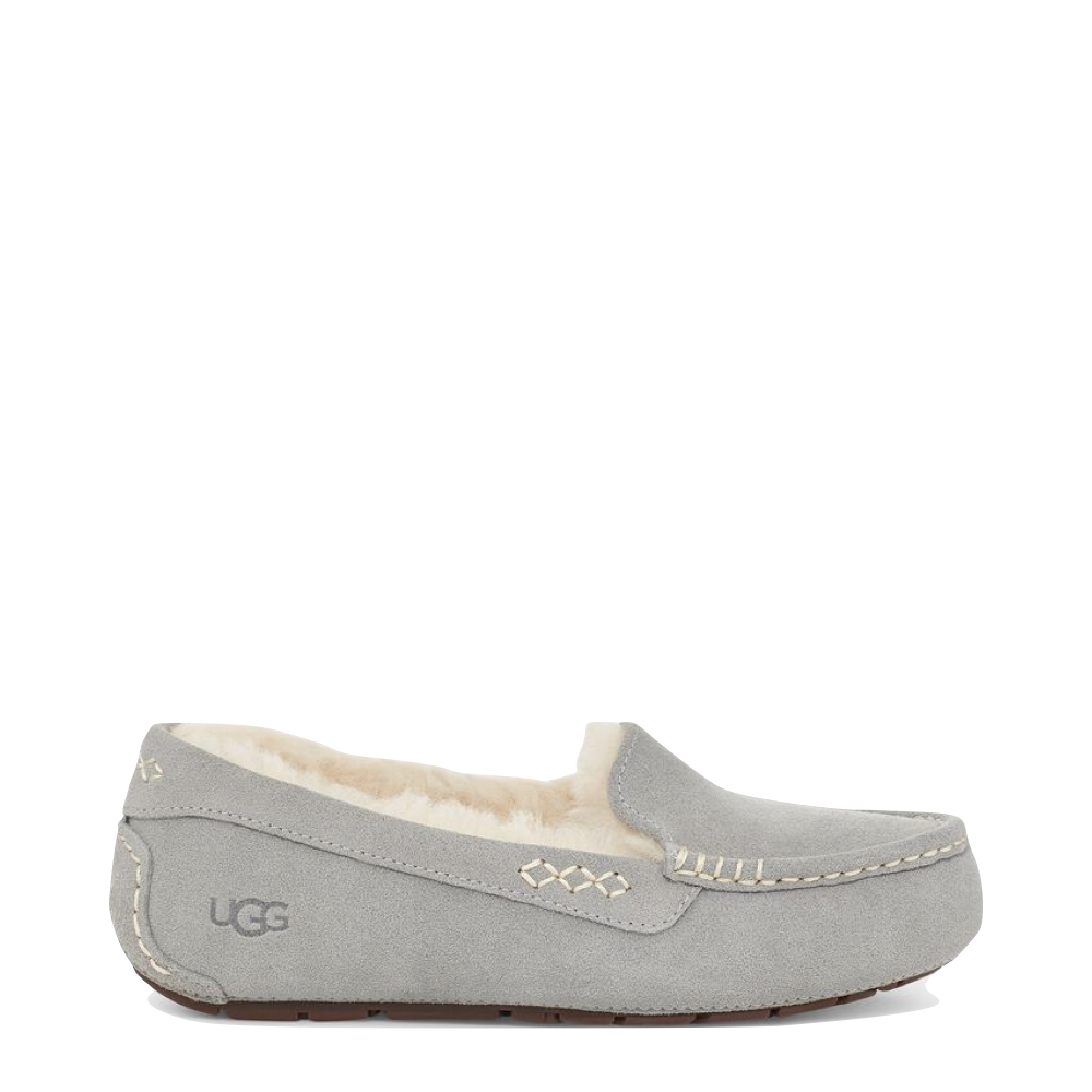 UGG Women's Ansley Sheepskin Slipper in Light Grey