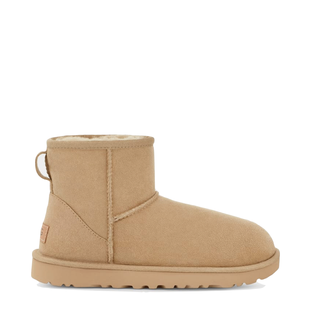 UGG Women's Classic Mini II Sheepskin Boot in Mustard Seed