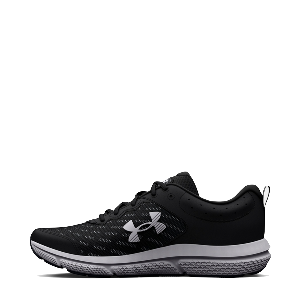 Under Armour Men's Charged Assert 10 Sneaker in Black/White