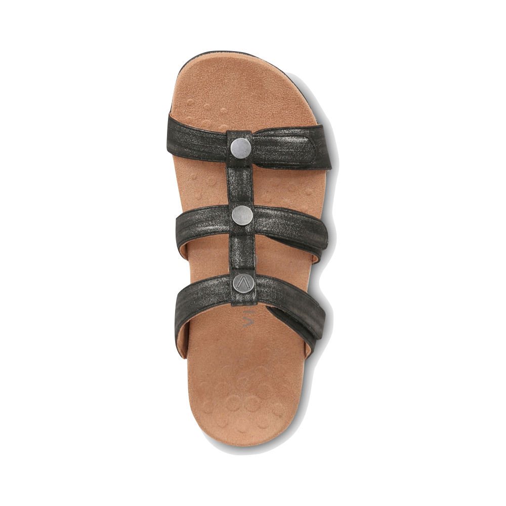 Top-down view of Vionic Amber Slide Sandal for women.