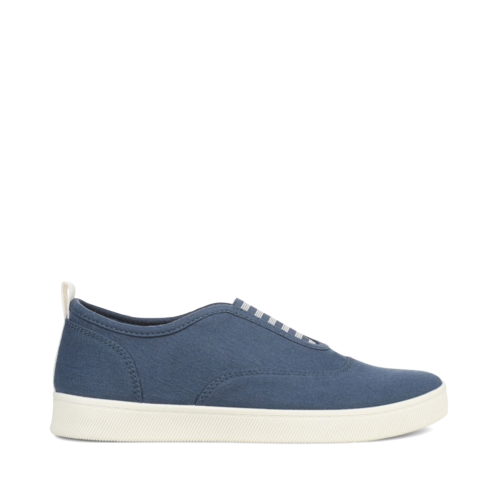 Side (right) view of Vionic Beach Cobalt Slip On Sneaker for women.