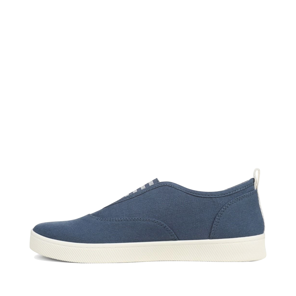 Side (left) view of Vionic Beach Cobalt Slip On Sneaker for women.