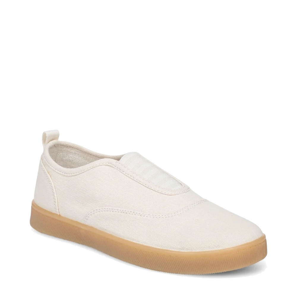 Mudguard and Toe view of Vionic Beach Cobalt Slip On Sneaker for women.