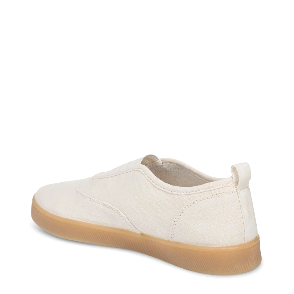 Heel view of Vionic Beach Cobalt Slip On Sneaker for women.