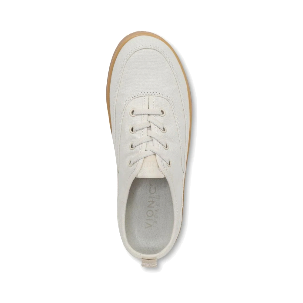 Top-down view of Vionic Beach Cyan Slip On Sneaker for women.