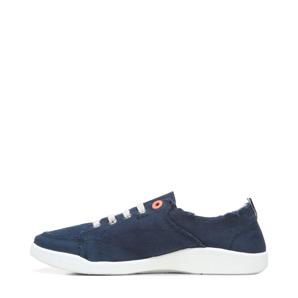 Side (left) view of Vionic Beach Pismo Canvas Sneaker for women.