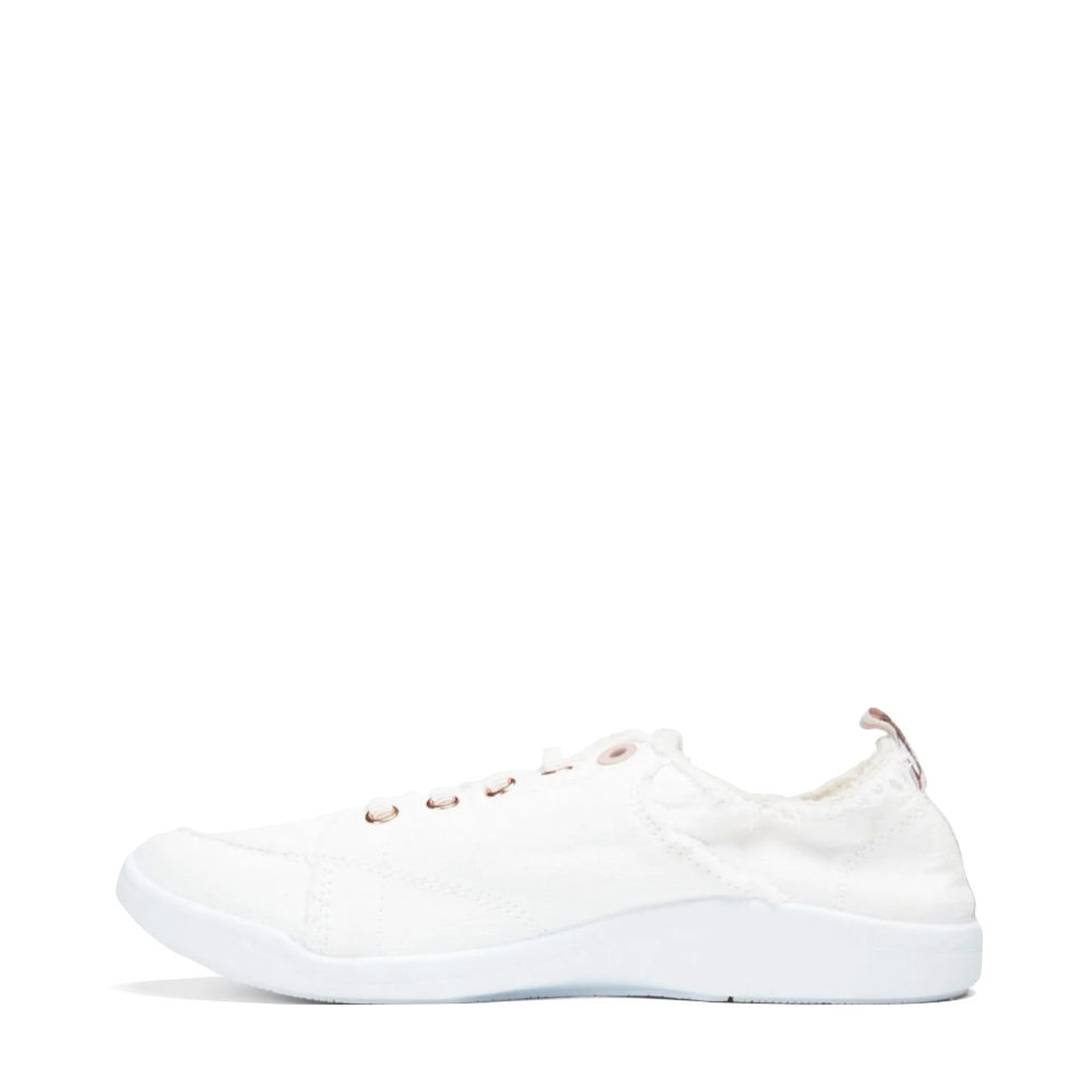 Side (left) view of Vionic Beach Pismo Canvas Sneaker for women.