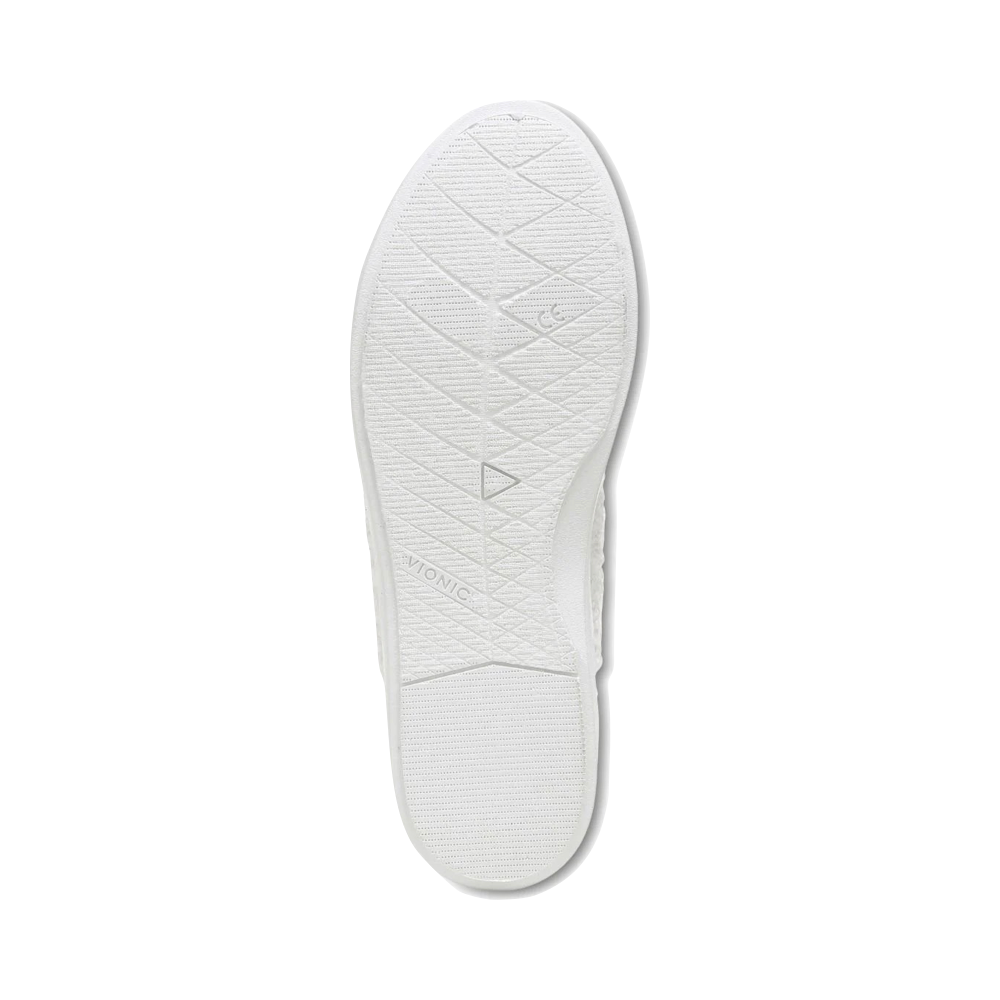 Bottom view of Vionic Beach Pismo Canvas Sneaker for women.