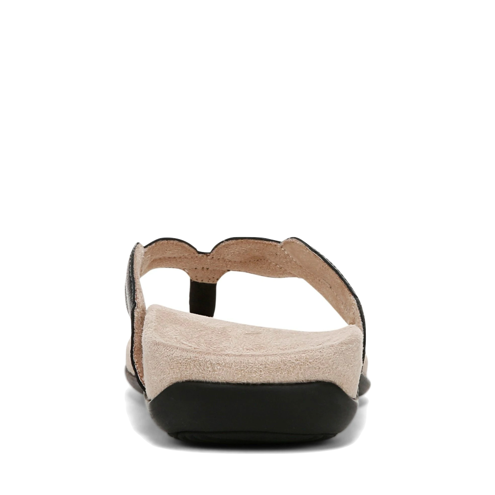 Back view of Vionic Bella Braid Toe Thong Flip Sandal for women.