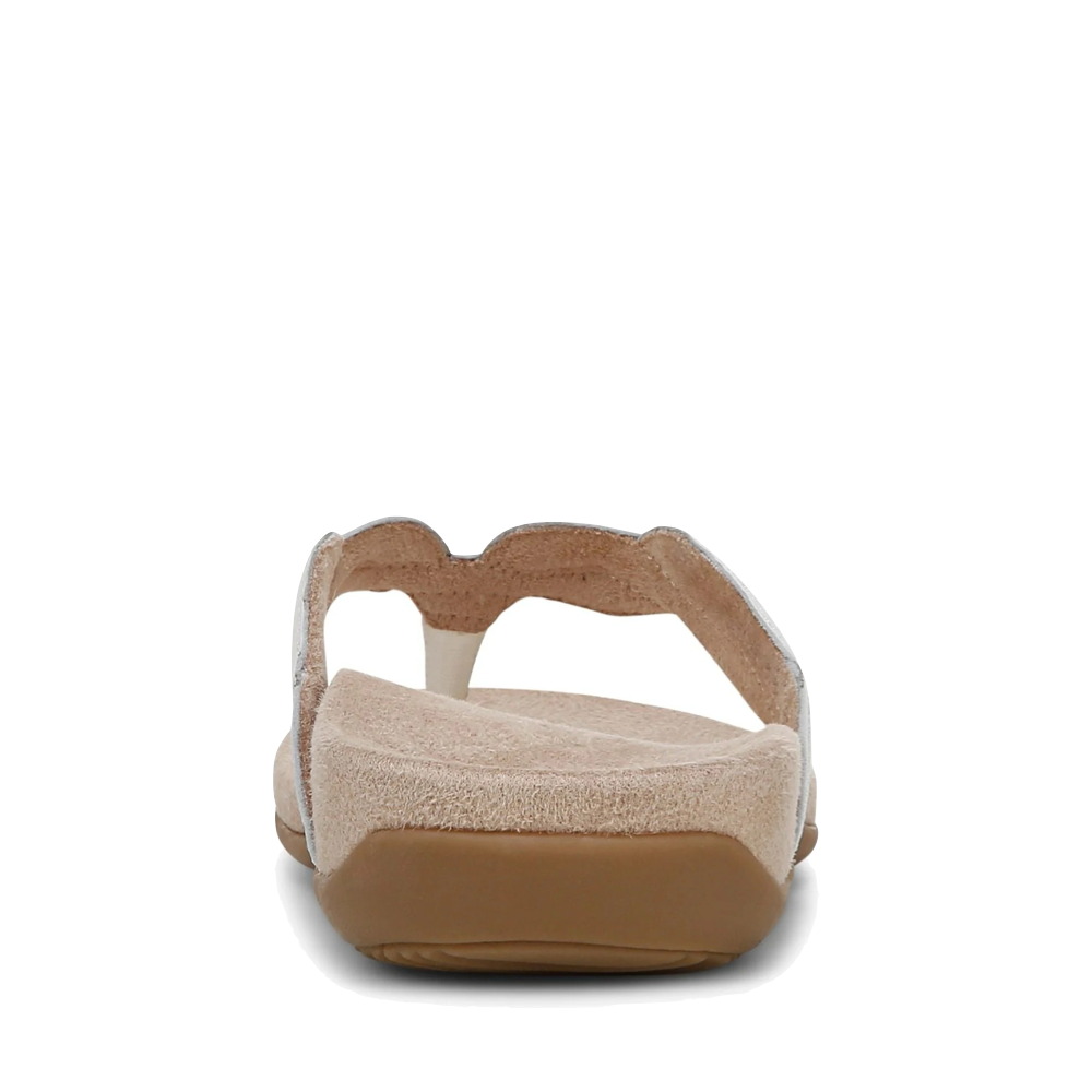 Back view of Vionic Bella Braid Toe Thong Flip Sandal for women.