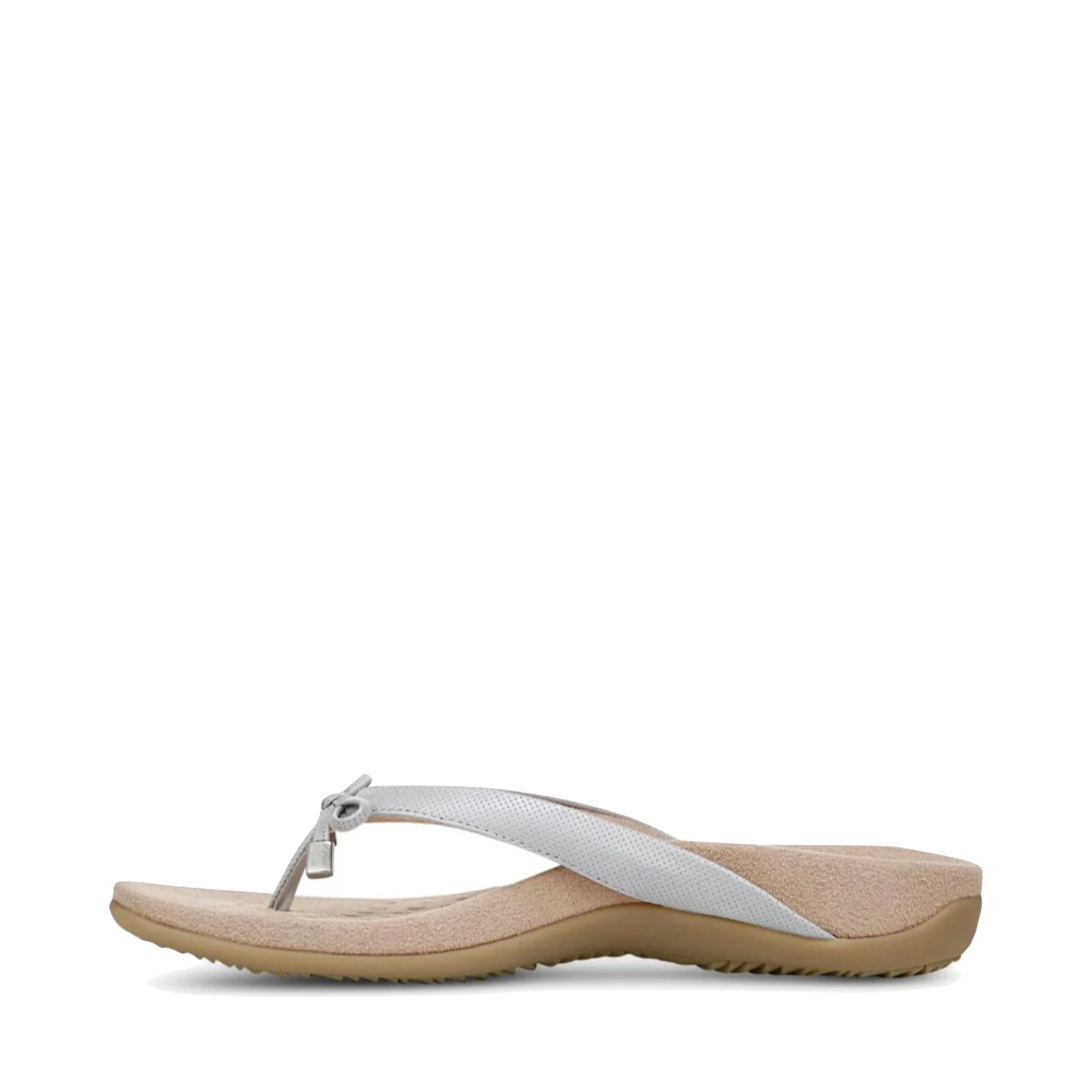 Side (left) view of Vionic Bella II Toe Post Flip Sandal for women.