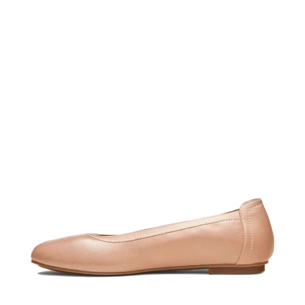 Side (left) view of Vionic Caroll Ballet Flat for women.