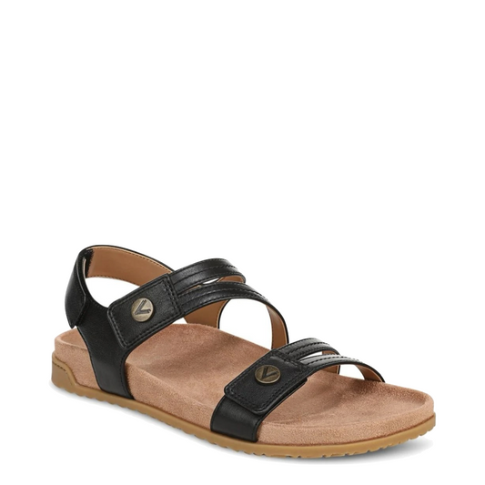 Vionic Women's Essie Strappy Sandal in Black