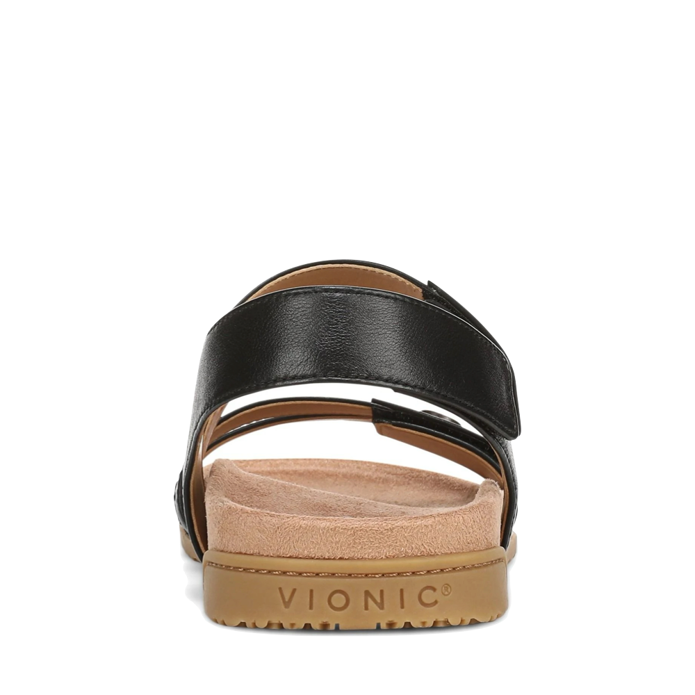 Vionic Women's Essie Strappy Sandal in Black