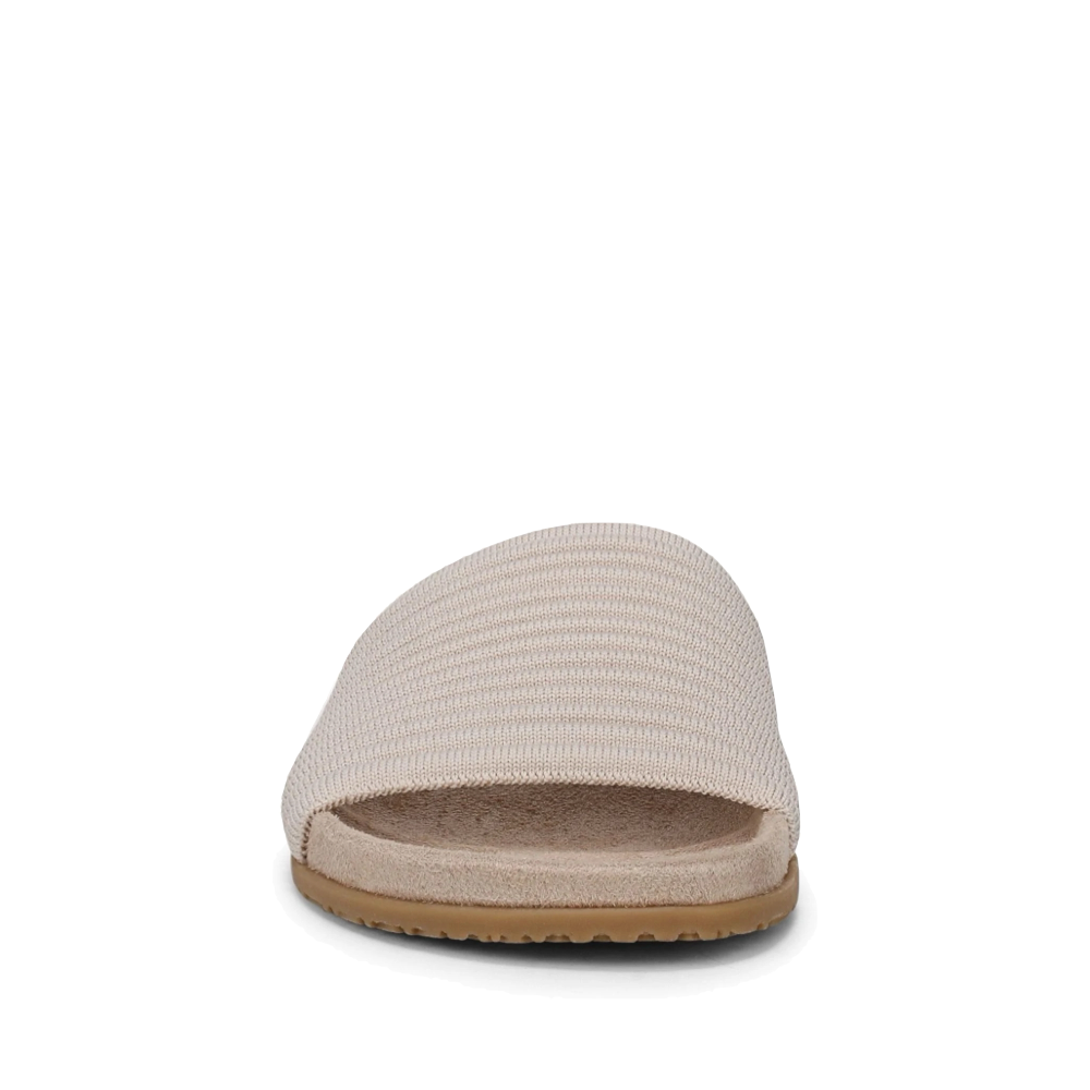 Front view of Vionic Evie Knit Slide Flip Sandal for women.