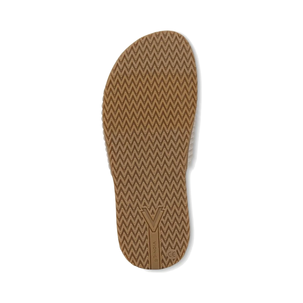 Bottom view of Vionic Evie Knit Slide Flip Sandal for women.