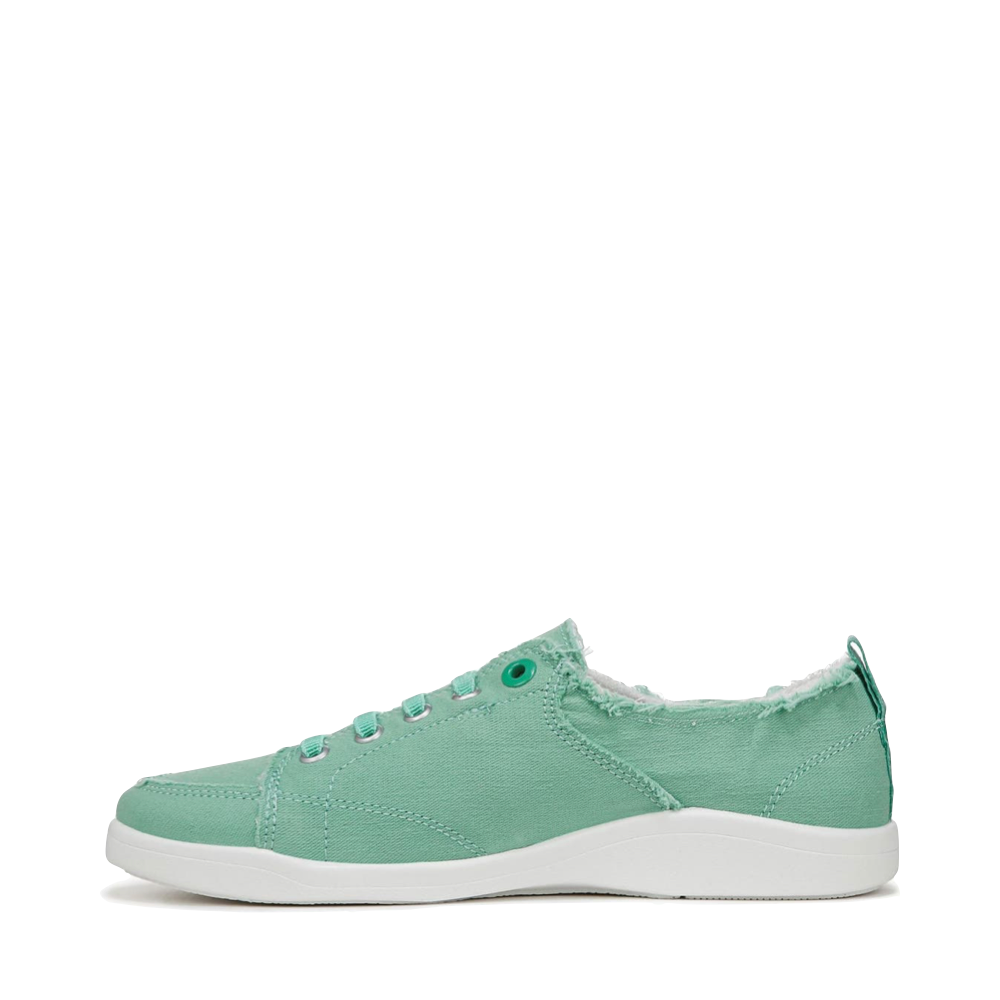 Side (left) view of Vionic Pismo Canvas Sneaker for women.