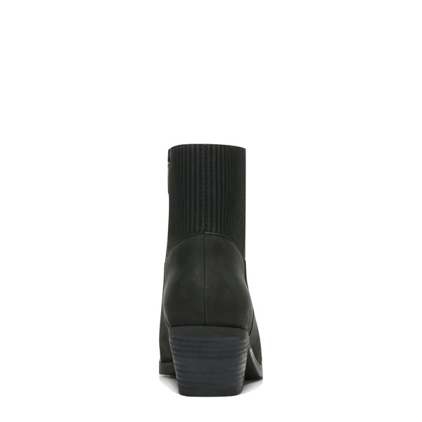 Vionic Women's Shantelle Waterproof Nubuck Side Zip Heeled Ankle Boot in Black