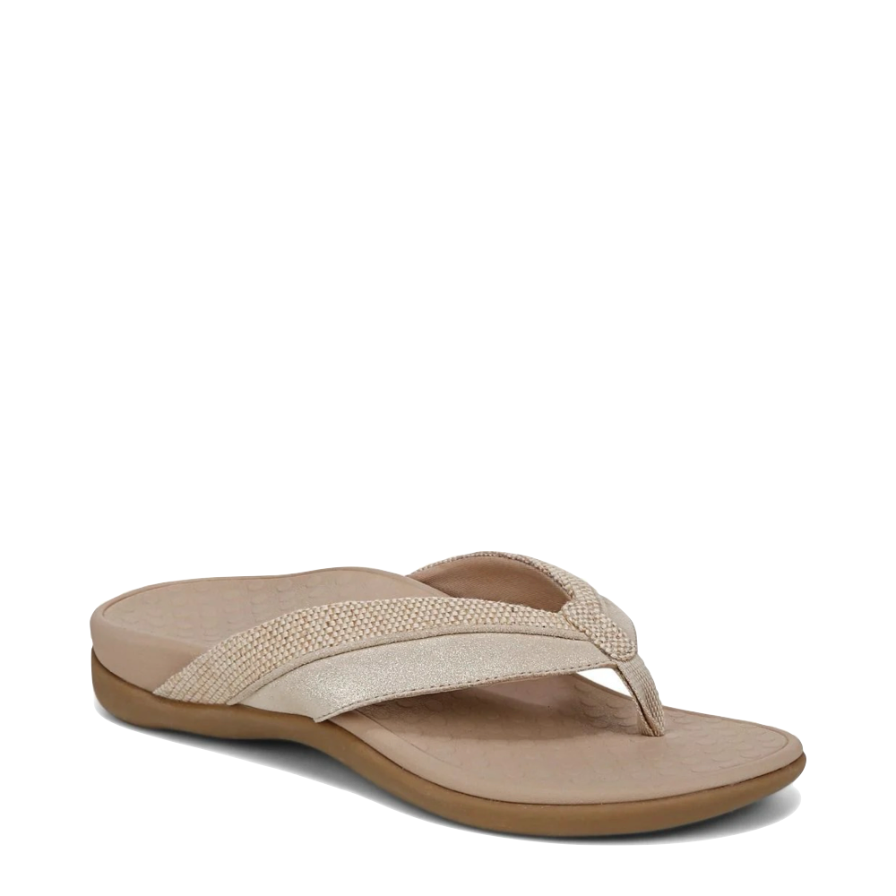 Toe view of Vionic Shore Toe Post Flip Sandal for women.