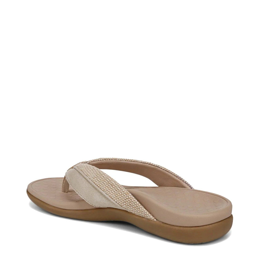 Heel view of Vionic Shore Toe Post Flip Sandal for women.