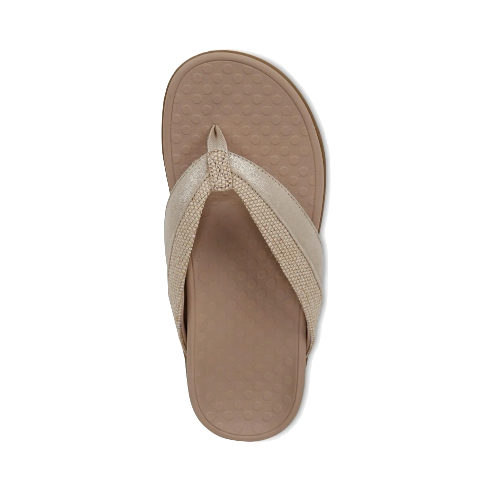 Top-down view of Vionic Shore Toe Post Flip Sandal for women.