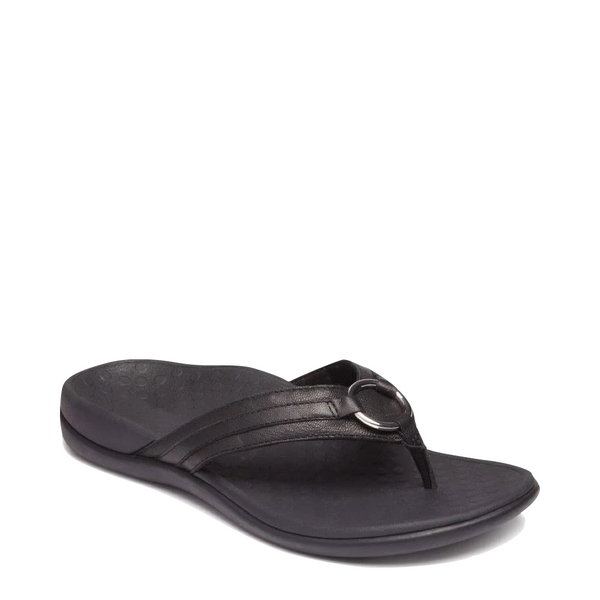 Vionic Women's Tide Aloe Toe Post Sandal (Black or White)