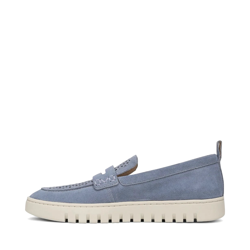 Side (left) view of Vionic Uptown Perf Slip On Loafer for women.