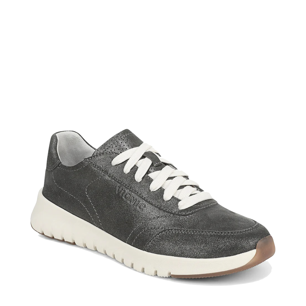 Mudguard and Toe view of Vionic Uptown Sneaker for women.