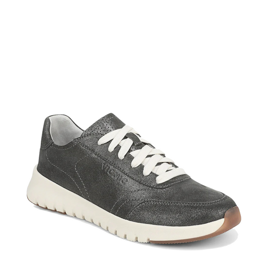Mudguard and Toe view of Vionic Uptown Sneaker for women.
