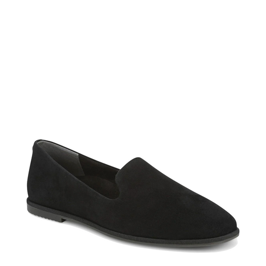 Toe view of Vionic Willa 2.0 Slip On Suede Flat for women.