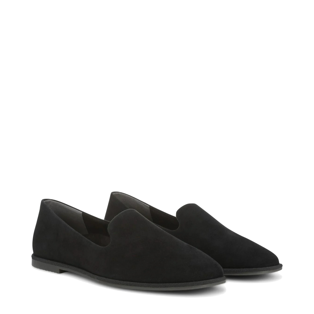 Toe view of Vionic Willa 2.0 Slip On Suede Flat for women.
