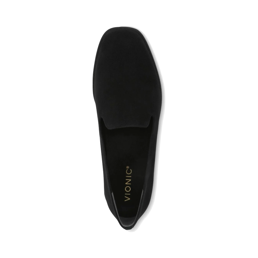 Top-down view of Vionic Willa 2.0 Slip On Suede Flat for women.