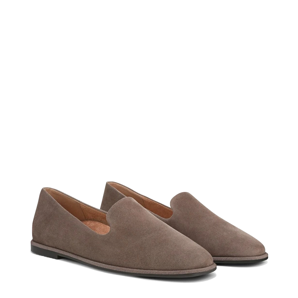 Toe view of Vionic Willa 2.0 Slip On Suede Flat for women.