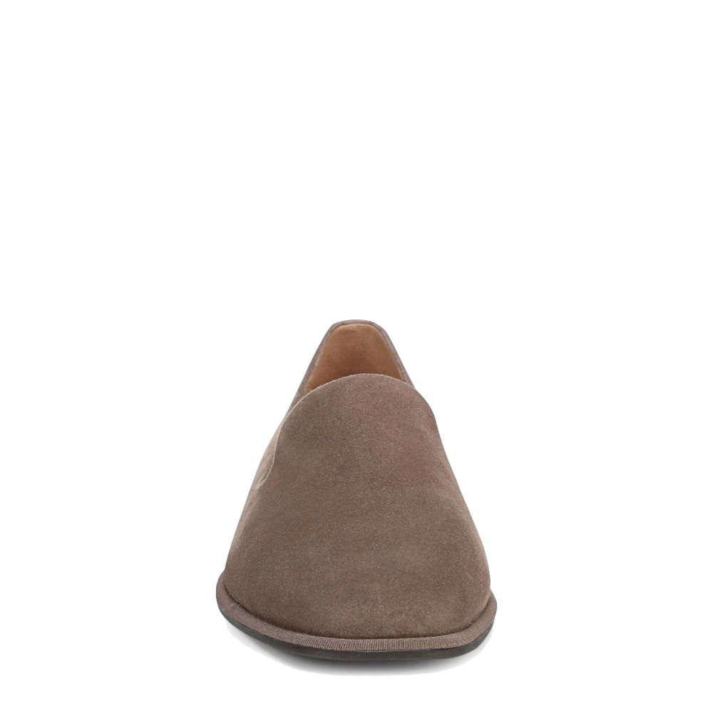Front view of Vionic Willa 2.0 Slip On Suede Flat for women.