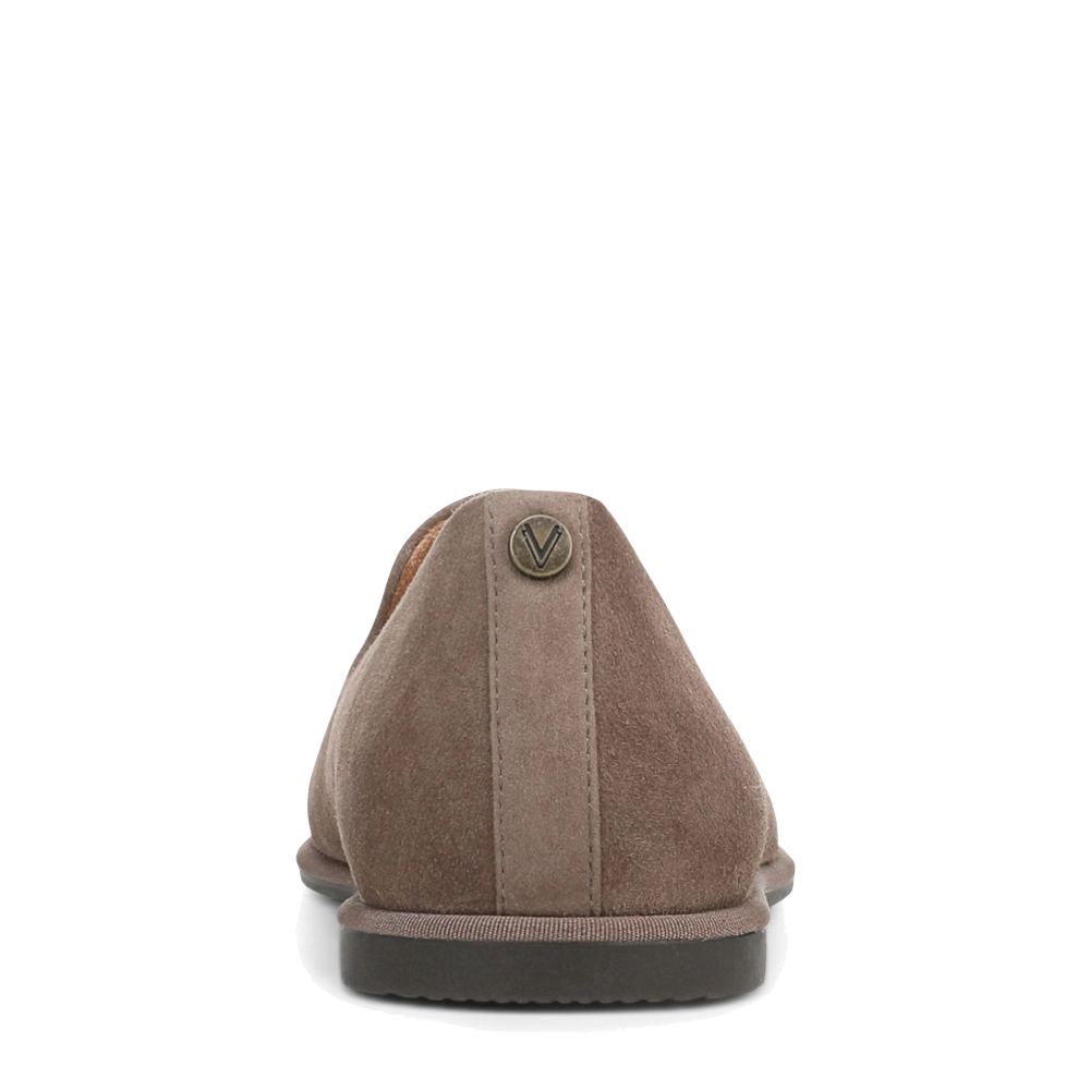 Back view of Vionic Willa 2.0 Slip On Suede Flat for women.