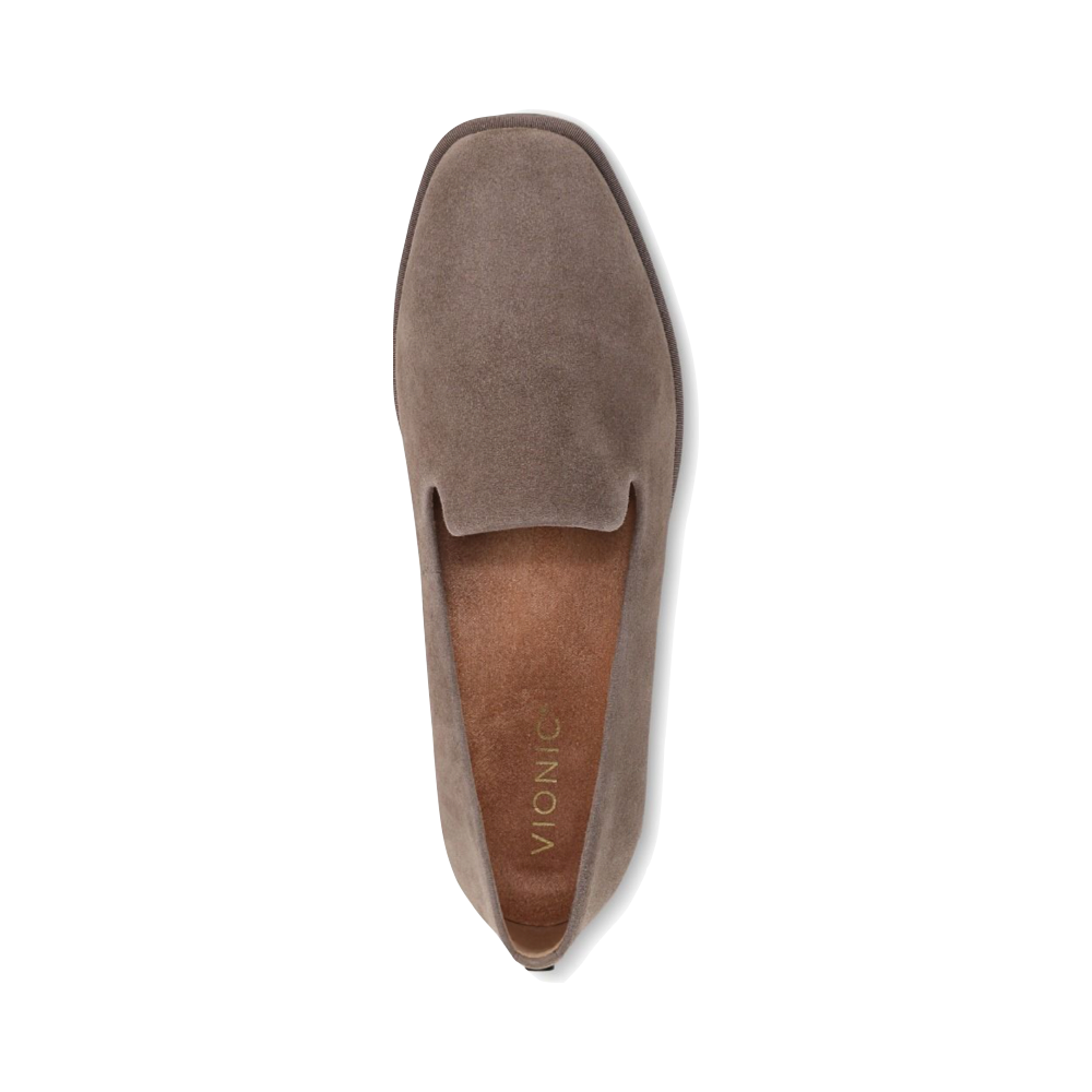 Top-down view of Vionic Willa 2.0 Slip On Suede Flat for women.