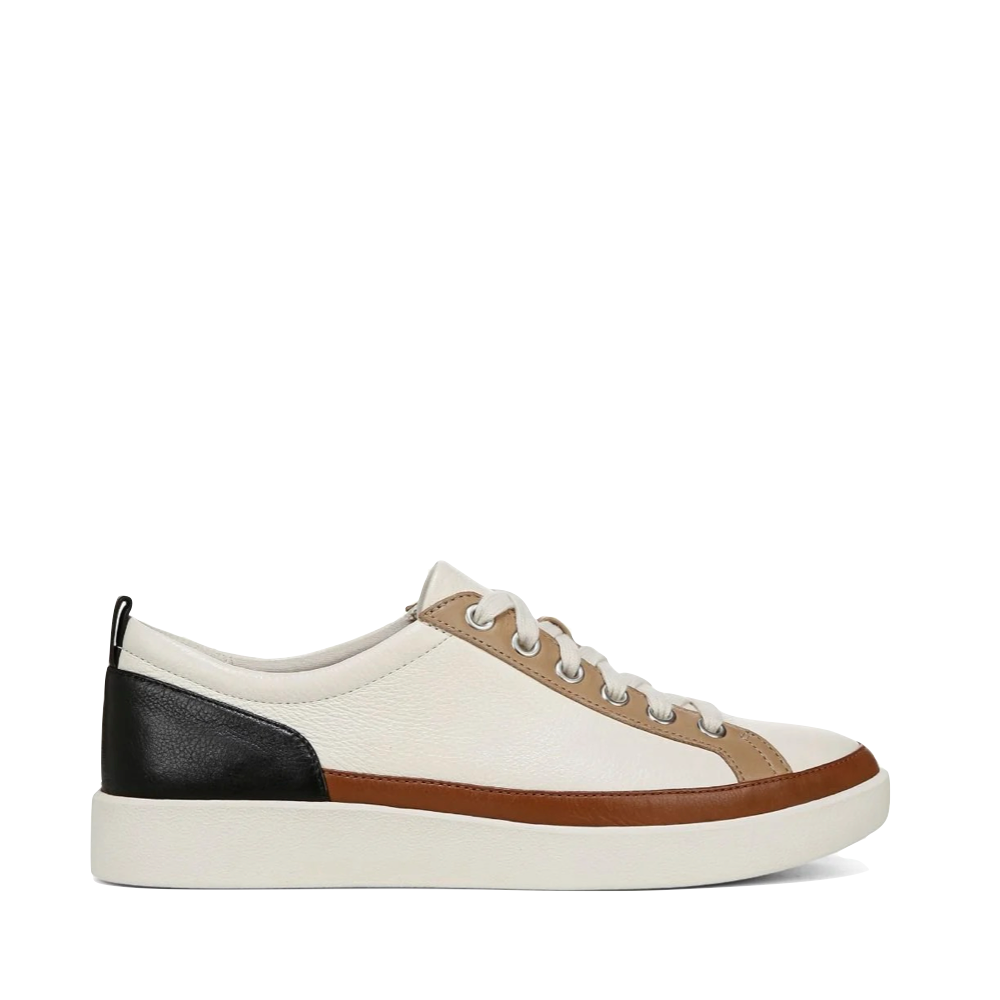 Side (right) view of Vionic Winny Tie Sneaker for women.