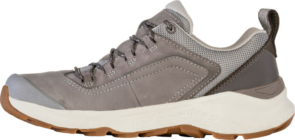 Oboz Women's Cottonwood Low Waterproof Hiking Sneaker in Drizzle