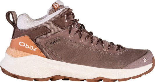 Oboz Women's Cottonwood Mid Waterproof Hiking Boots in Fig