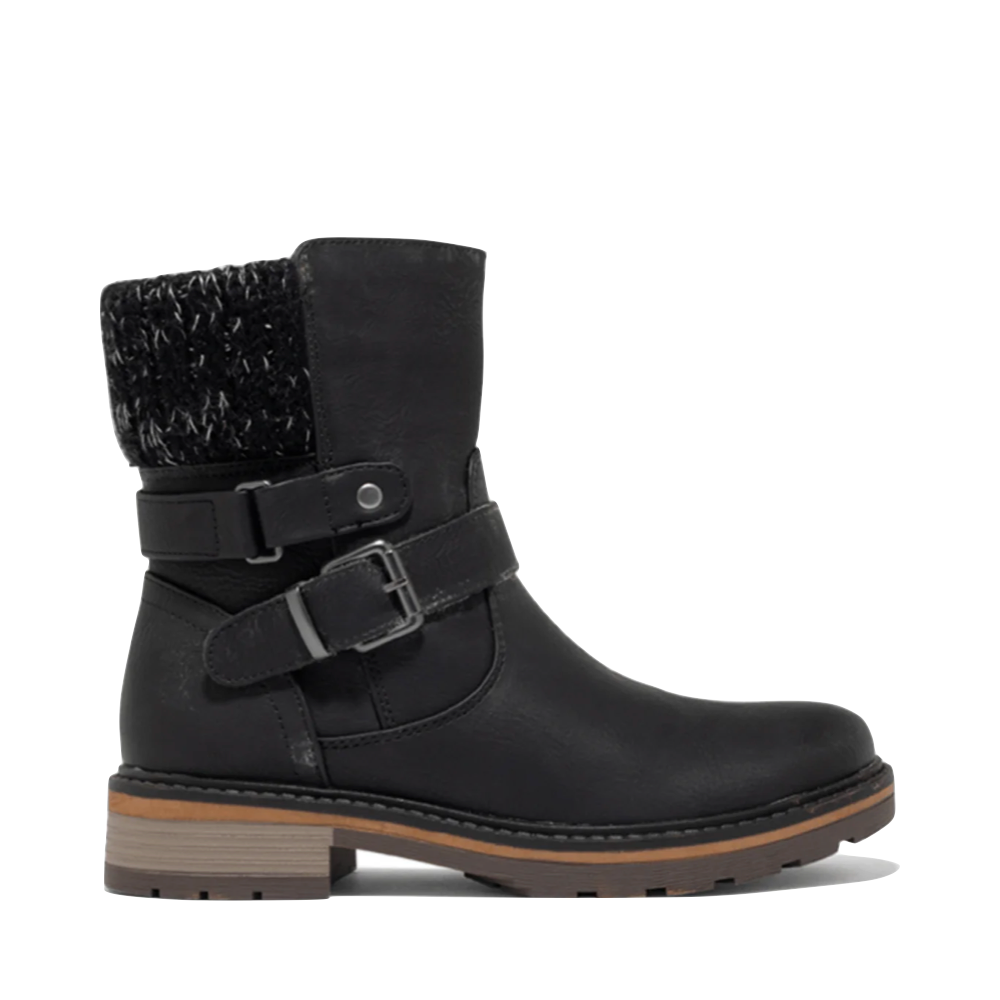 Side (right) view of Wanderlust Alana Side Zip Waterproof Boot for women.