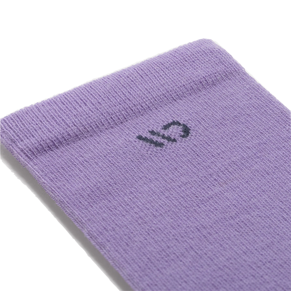 Detail view of Wide Open by Darn Tough Solid Cushioned Crew Socks for women.
