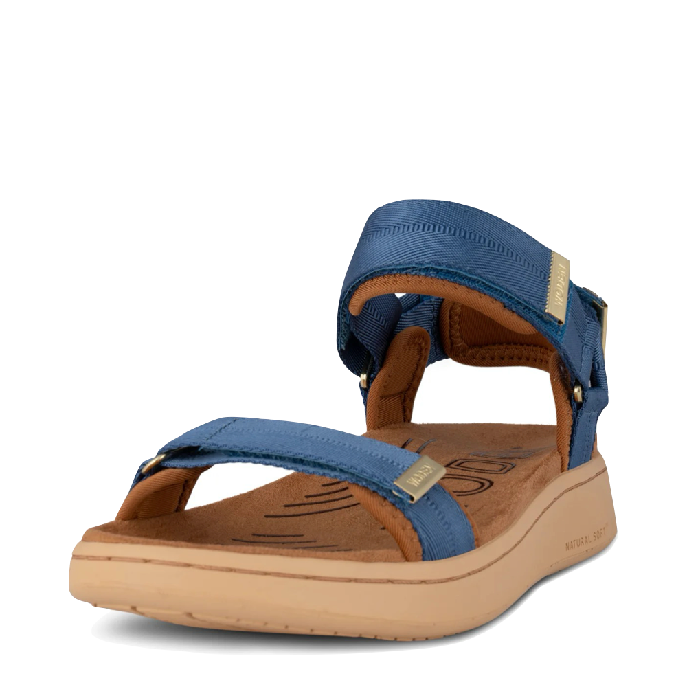 Toe view of Woden Line Strap Sandal for women.
