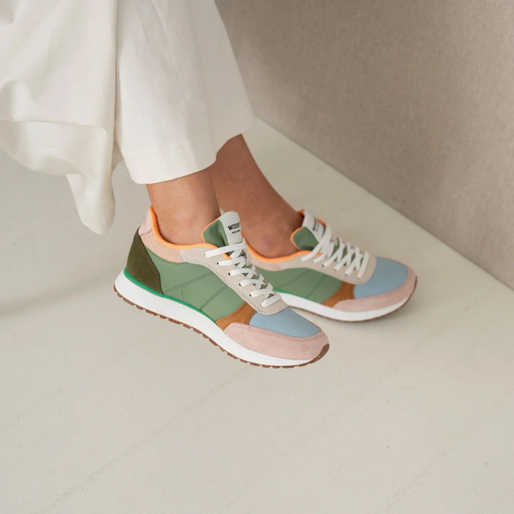 Model view of Woden Ronja Sneaker for women.
