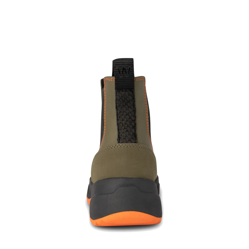 Back view of Woden Siri Waterproof Pull On Boot for women.