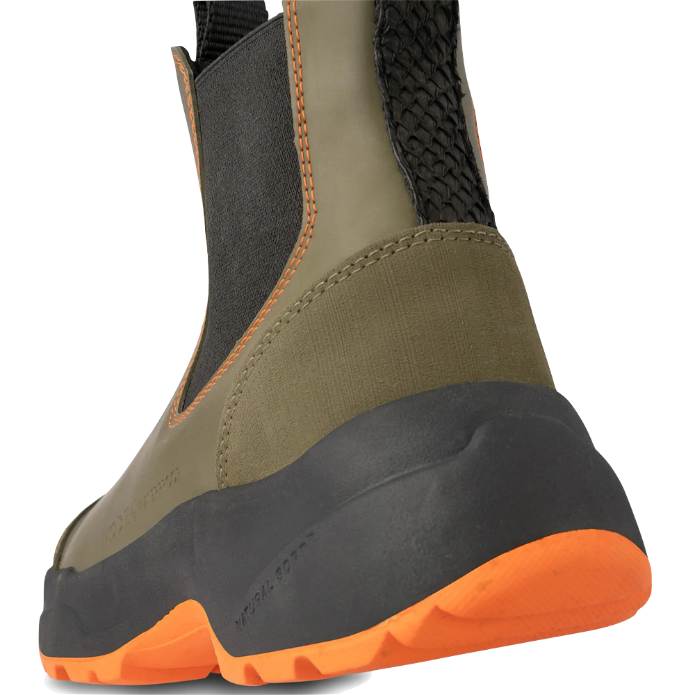 Detail view of Woden Siri Waterproof Pull On Boot for women.
