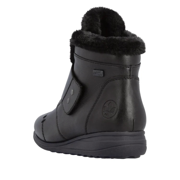 Rieker Women's Donna 68 Waterproof Boot in Black