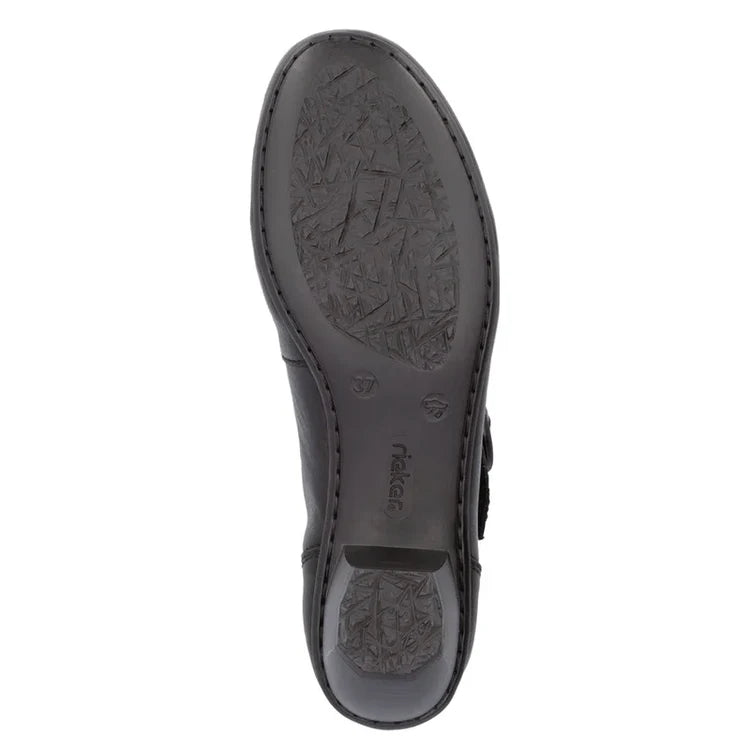 Rieker Women's Mariah 56 Heeled Mary Jane in Black